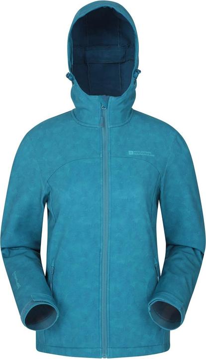 Produktbild Mountain Warehouse Womens/Ladies Exodus Printed Water Resistant Soft Shell Jacket (30)