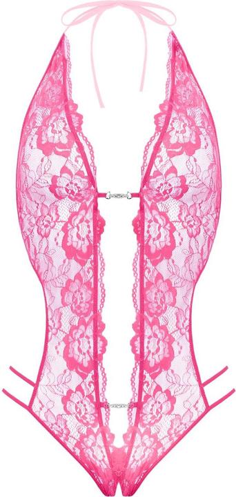 Produktbild Christine Le Duc Ouvert Spitzen Body Renee pink (S/M)
