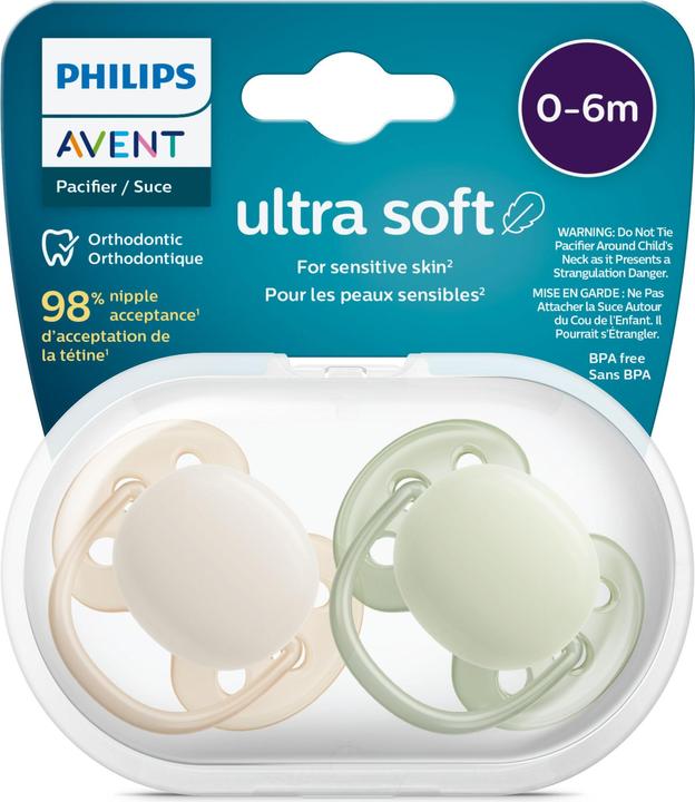 Actual product image Philips Avent Ultra soft (2 x, from birth, up to 6 M.)