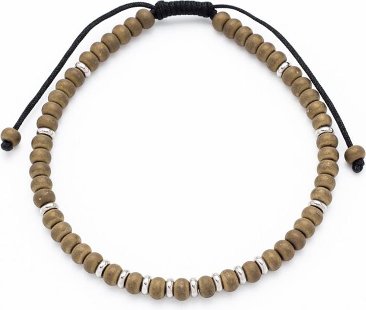 Immagine prodotto Leyda Bracciale Homme (27 cm, Pietra, Acciaio inossidabile, Viscosa)