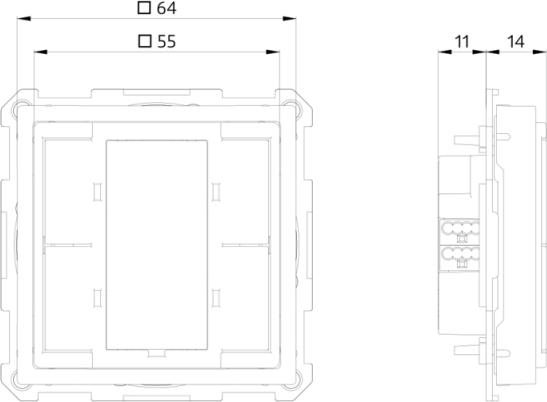 Actual product image BEG B.E.G. PB4-KNX-ST