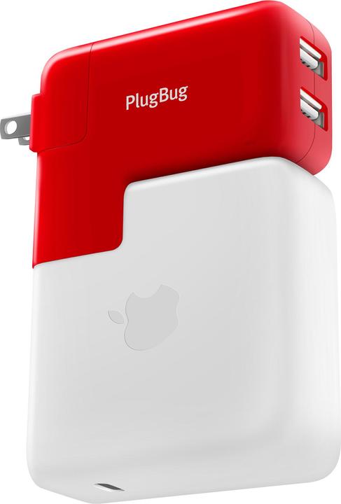 Image du produit TwelveSouth PlugBug Duo double chargeur de voyage adaptateur d'alimentation pour MacBooks 2x ports USB
