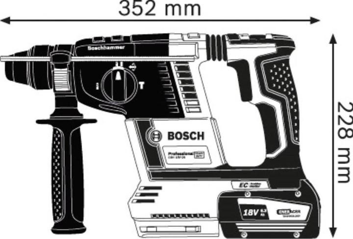Produktbild Bosch Professional Gbh 18v-26 (Akkubetrieb)