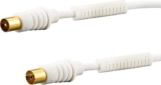 Produktbild E+P AB 203 G. Anschluss 1: coax, Anschluss 2: Koaxial, Beschichtung Verbindungsanschlüsse: Gold. Kab (95 dB, Antennenkabel)