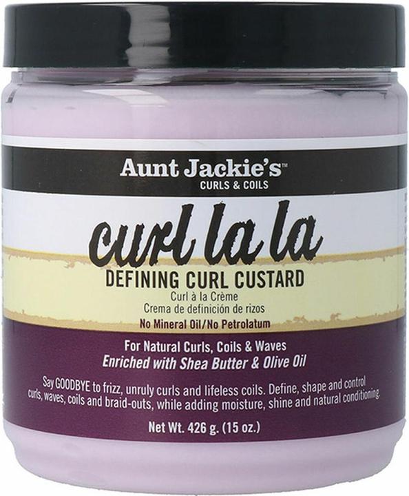 Actual product image Aunt Jackie's Curls & Coils Curl La La Defining Curl Custard Cream 426g (Hair wax)