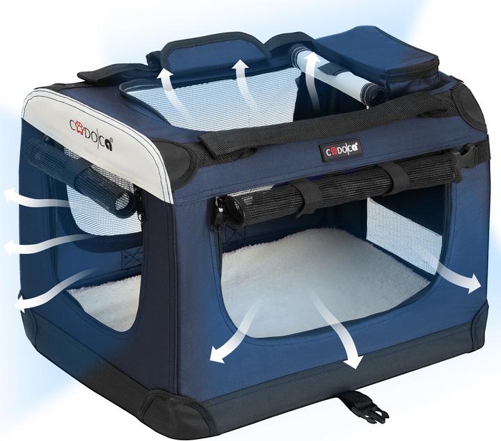 Produktbild Cadoca Hundetransportbox (Hund, Waschbar, Faltbar)