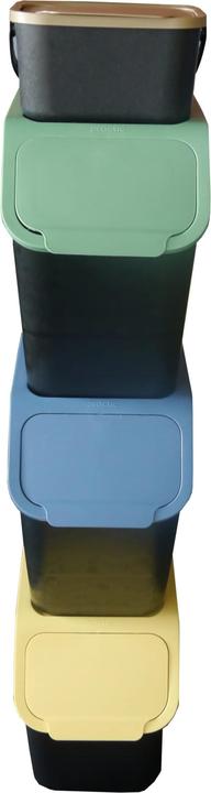 Go Practic Waste bin stacking box, 3x25 l + 1x4.5 l (79.50 l)