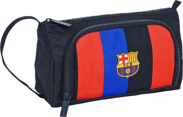 Actual product image FC Barcelona Pencil case with accessories F.C. Barcelona garnet red navy blue (32 pieces)