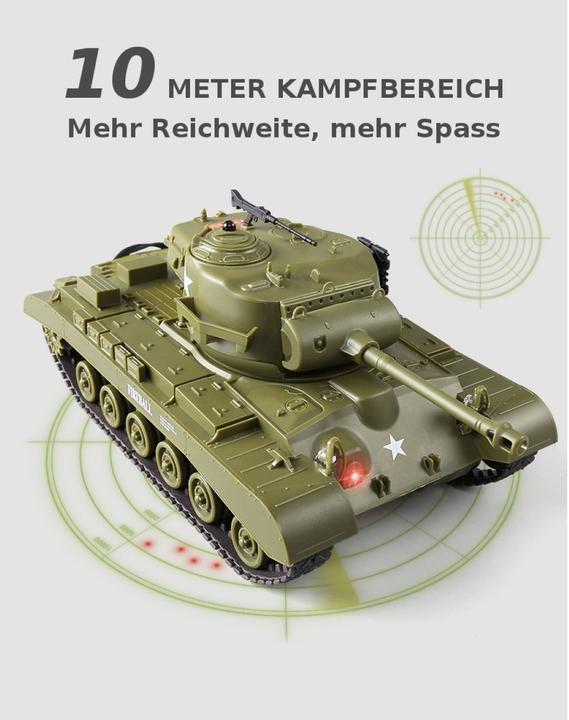 Immagine prodotto Es-toys Heng Long RC Tank Battle Set di 2 1:30