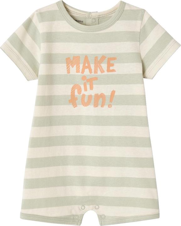 Vertbaudet Bio-Kollektion: Baby Kurzoverall BASIC
