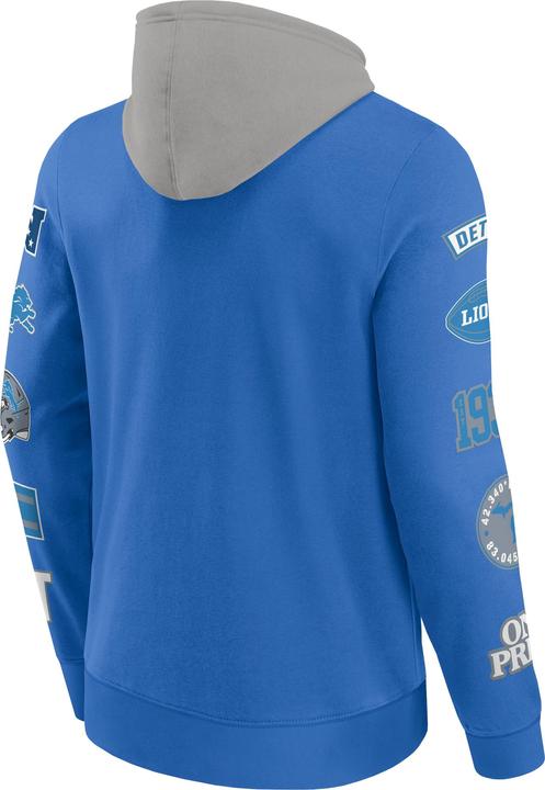 Produktbild Fanatics Detroit Lions NFL Sleeve Prints Hoody sky - M (M)