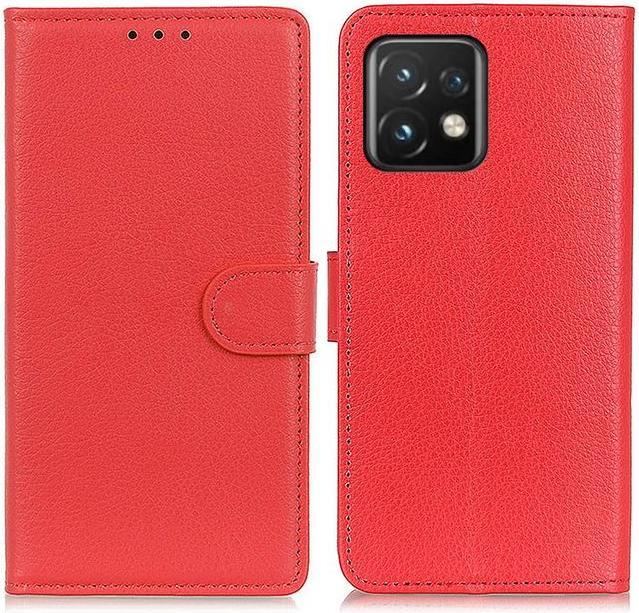 Actual product image MU Classic Litchi Leather Bookcover Series (Motorola Edge 40 Pro)