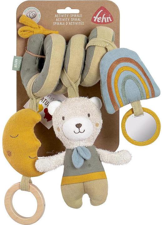 Immagine prodotto Fehn Kinderwagenspielzeug Activity-Spirale Natur Bär