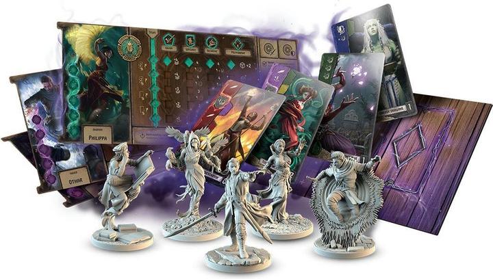 Actual product image Go on Board The Witcher: The Ancient World - Sorceresses and Mages, Board Game, for 1-5 Players (German)