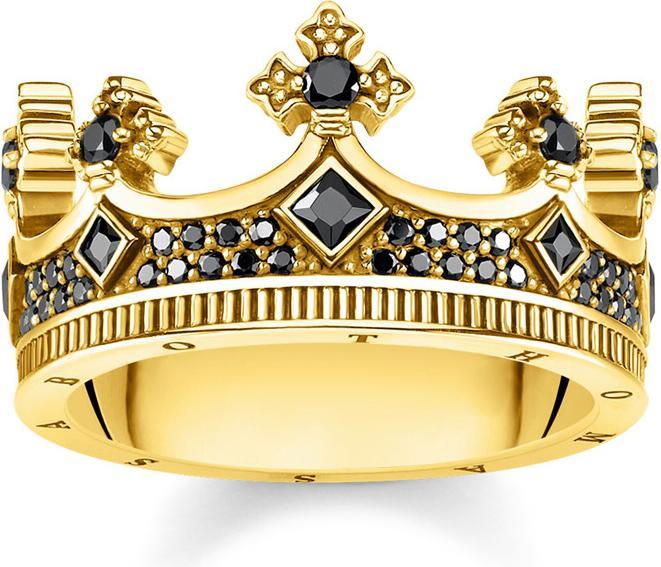 Actual product image Thomas Sabo Ring crown gold (48, 925 Silver)