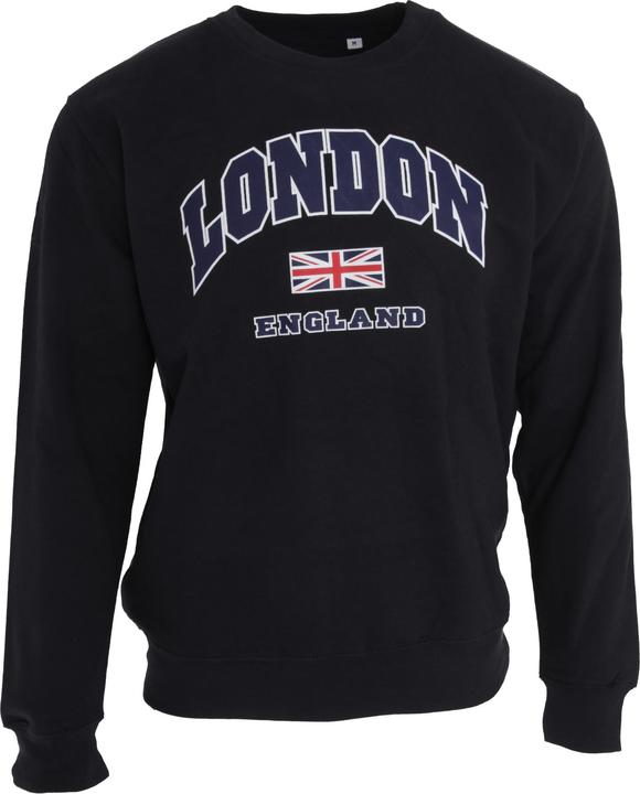 Universal Textiles Sweatshirt mit Aufschrift London England und UnionJackDesign