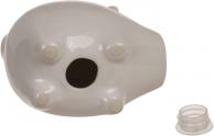 Immagine prodotto G. Wurm Porcellini sali/pepe con naso magnetico, set di 2, in ceramica nera, bianca (L/H/D) 7x5x5cm (Sale)