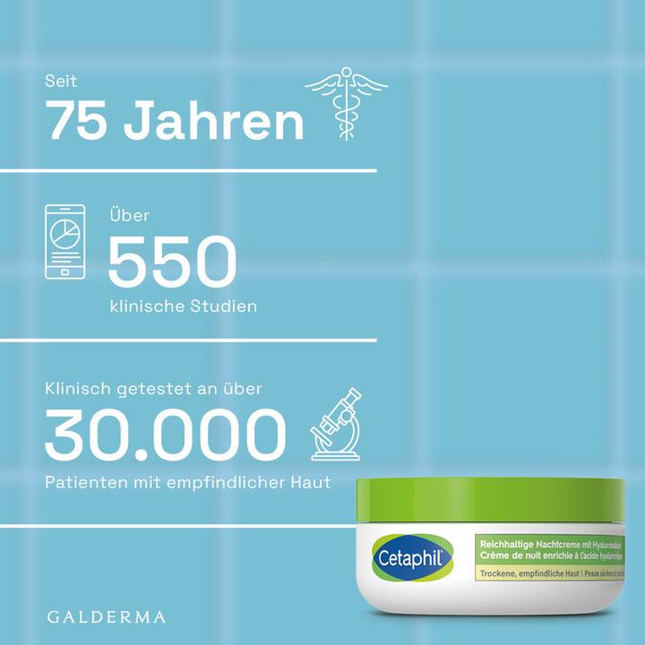Immagine prodotto Cetaphil Daily Essentials Reichhalt Nachtcreme mit Hyaluronsäure (48 ml, Crema notte)