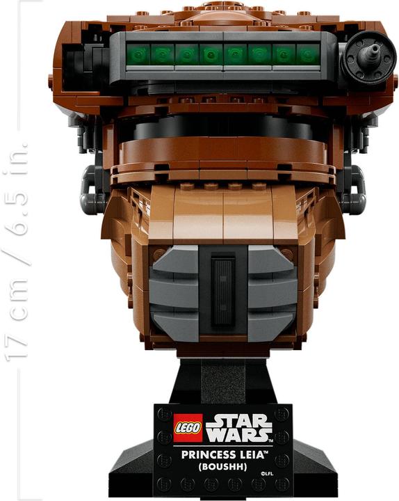 Actual product image LEGO Princess Leia Helmet (75351, LEGO Star Wars)