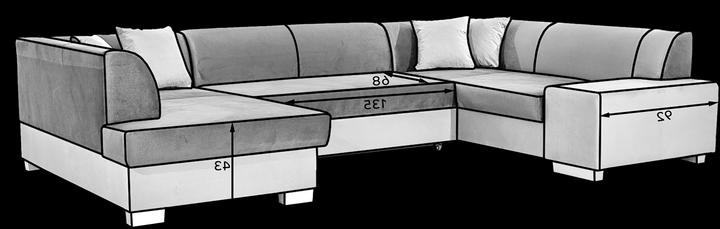 Actual product image ELTAP Havana (Sofa landscape, Sofa bed)