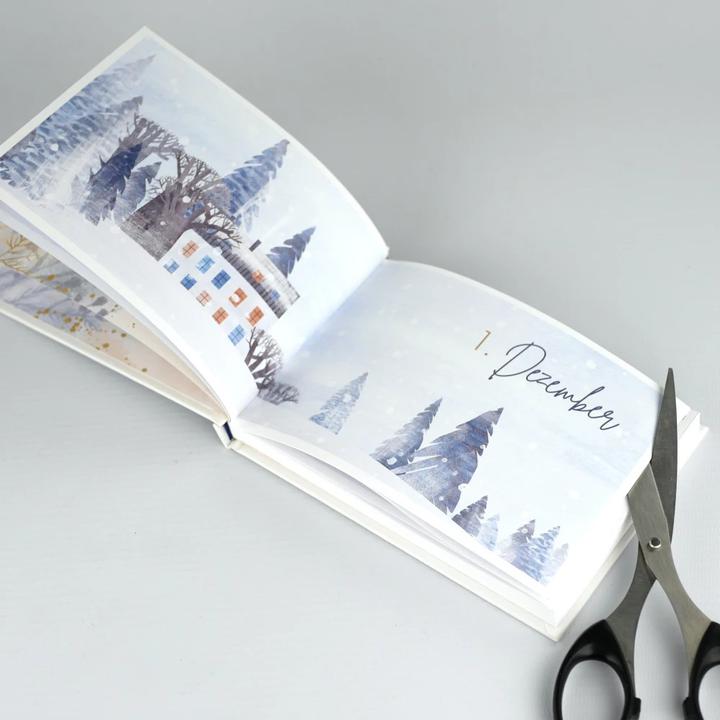 Actual product image secretly, quietly and silently: Advent calendar