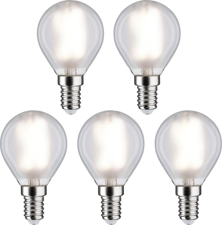 Produktbild Paulmann Tropfen 5er Set (E14, 4.80 W, 470 lm, 1 x, F)
