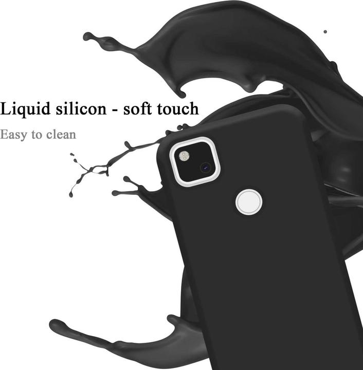 Actual product image Cadorabo Bumper Case for Google PIXEL 4A 5G TPU Liquid Silicone Cover for Google PIXEL 4A 5G (Google Pixel 4a 5G)