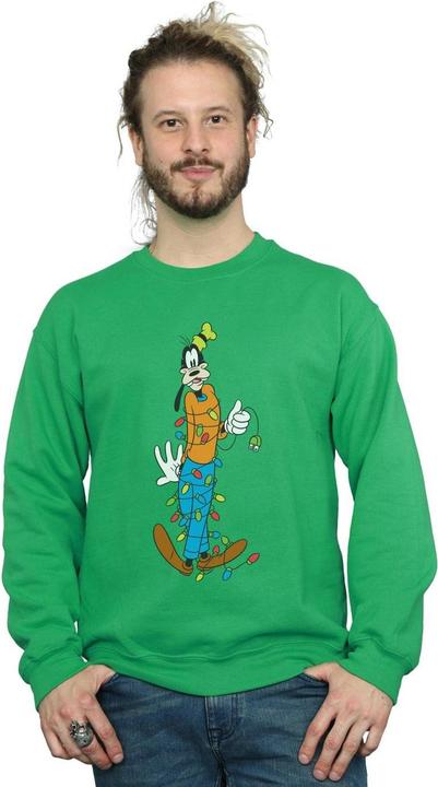 Immagine prodotto Disney Goofy Christmas Lights Felpa Uomo (L)