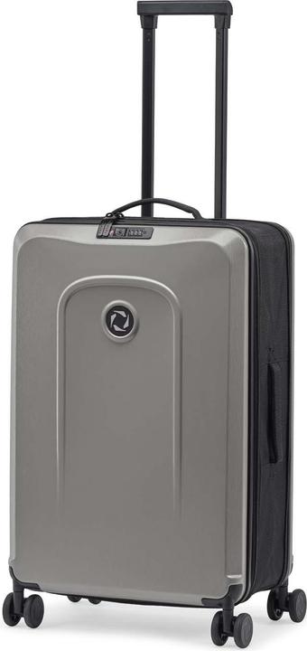 Senz Senx Foldable Check In Trolley, 60L, Silk Grey (60 l, M (50 - 90l))