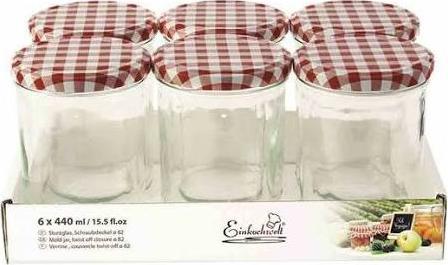 Immagine prodotto Einkochwelt Conservare i vasetti (6 pz., 0.23 l)