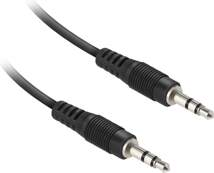 Actual product image Ekon Audio cable with a 3.5mm male - male jack (5 m, 3.5mm jack (AUX))