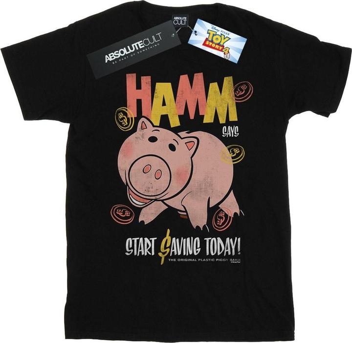 Immagine prodotto Disney Toy Story 4 Hamm The Piggy Bank Maglietta Uomo (XL)