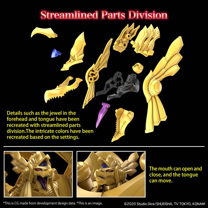 Immagine prodotto Bandai YU-GI-OH! -Supporto per figure. Drago alato di Ra amplificato -Modello in kit