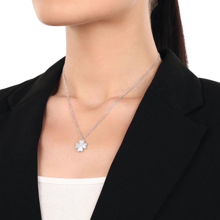 Immagine prodotto Amor Ciondolo Cupido da donna, argento Sterling 925 | quadrifoglio (Argento 925)