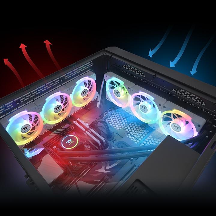 Actual product image Thermaltake Swafan EX14 (140 mm, 3 x)