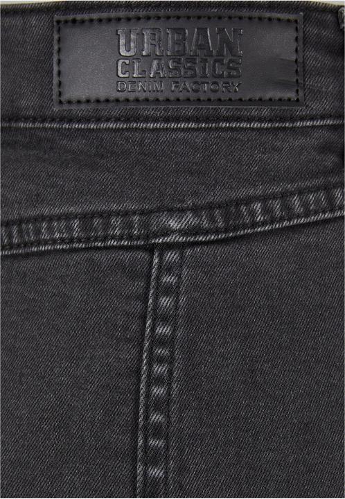 Actual product image Urban Classics Ladies Organic Stretch Button Denim Skirt (28)