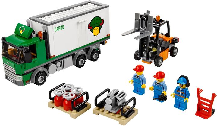 Produktbild LEGO City LKW mit Gabelstapler (60020, LEGO City)