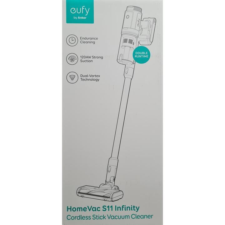 Produktbild eufy HomeVac S11 Infinity kabelloser 2-in-1 Stab- und Handstaubsauger, ideal für Teppiche und...