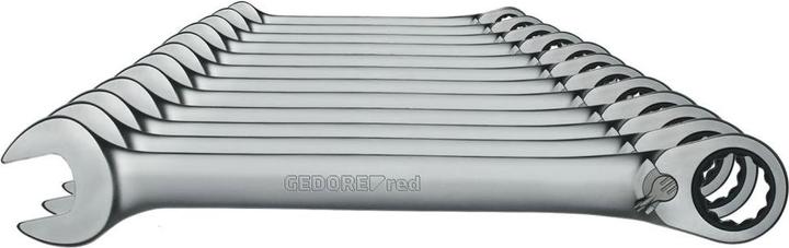 Produktbild Gedore Red red R07205012 Ringratschenmaulschlüssel Satz SW8-19 mm 12-teilig (19 mm, 15 mm, 8 mm, 7 mm, 10 mm)