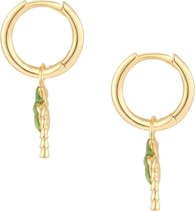 Immagine prodotto Glanzstücke München Orecchini da donna a forma di palma - 35880 (Argento)