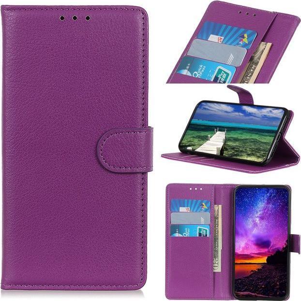 Actual product image MU Classic Litchi Leather Bookcover Series (Samsung Galaxy A53 5G)