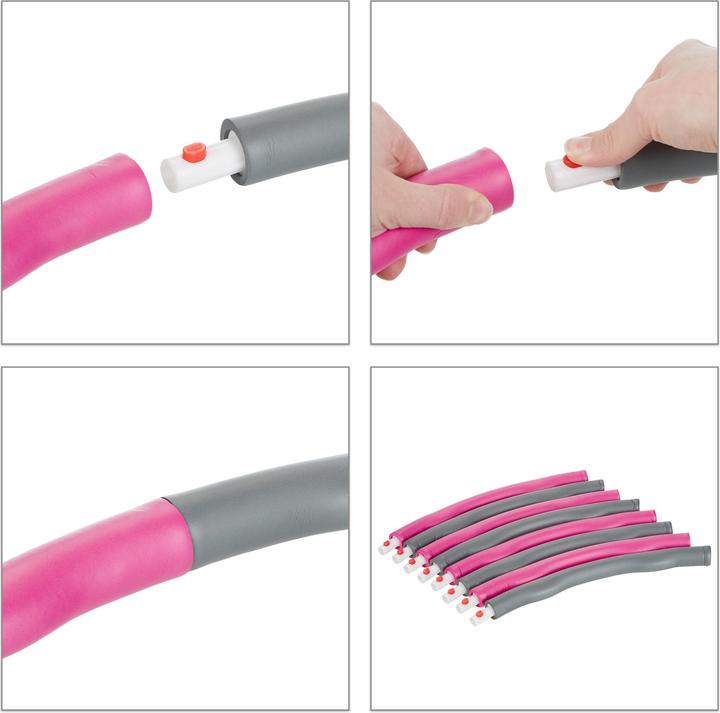 Produktbild Relaxdays Hula-Hoop-Reifen (95 cm, 870 g)