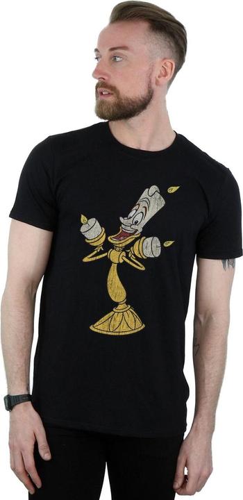 Image du produit Disney - T-shirt BEAUTY AND THE BEAST LUMIERE DISTRESSED - Homme (S)