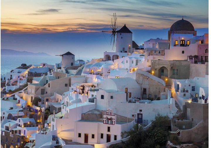 Produktbild Ravensburger Abend über Santorini (1000 Teile)