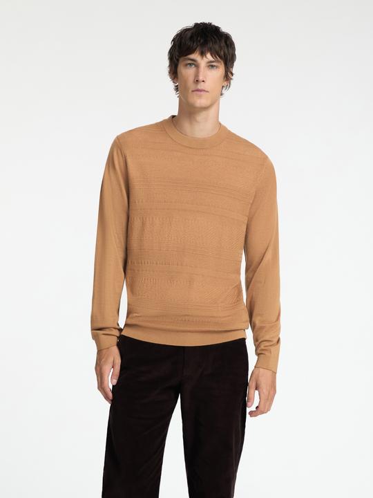 Produktbild Selected Homme 100% Merinowoll Pullover mit Rundhalsausschnitt (L)