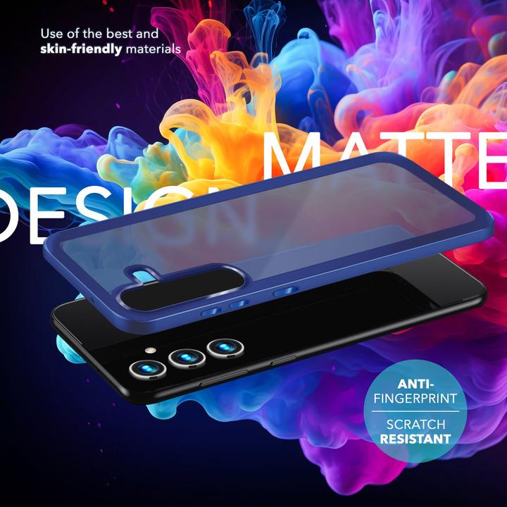 Actual product image Nalia Semi-transparent hybrid cover with protective frame (Samsung Galaxy S24+)