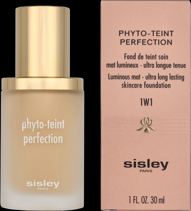 Actual product image Sisley PHYTO-TEINT PERFECTION luminous matte makeup base #1W1-Ecr 30 ml (Ecru)
