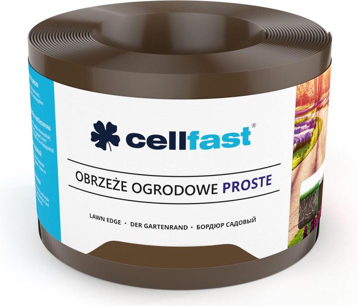 Actual product image Cellfast Lawn edge straight 10cm high and 9m long (900 cm)