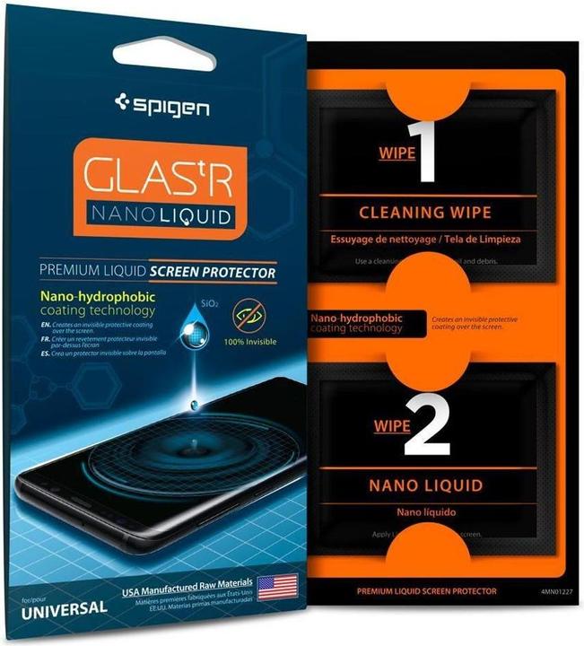 Immagine prodotto Spigen Vetro.tR nano liquido (1 Pezzo/i, Samsung Galaxy S9, Samsung Galaxy S9+)