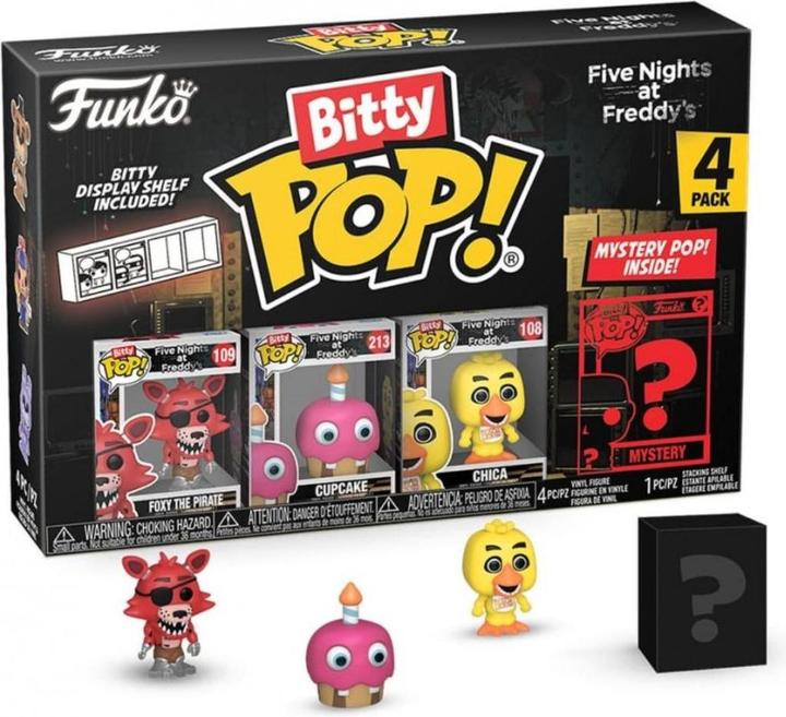 Funko Five Nights At Freddy's: Bitty POP Espositore 12 Pz Assortimento 4-Packs